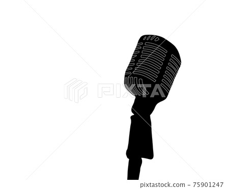 Cool mic on the mic stand Cool mic on the mic stand 75901247