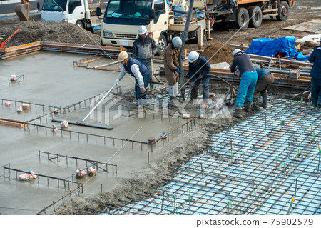 Concrete placing rod-shaped vibrator tamping Concrete placing rod-shaped vibrator tamping 75902579