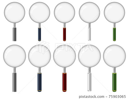 Magnifying glass vector design illustration isolated on white background Magnifying glass vector design illustration isolated on white background 75903065
