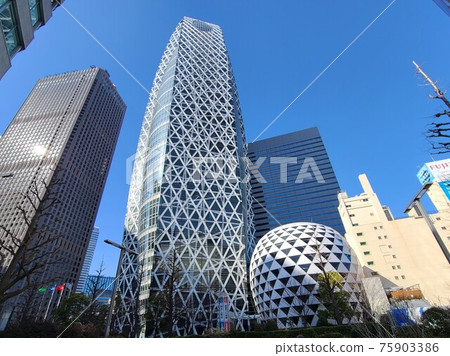 藍天下的新宿摩天大樓 藍天下的新宿摩天大樓 75903386