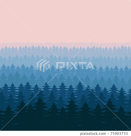 Forest landscape background vector design... - Stock Illustration ...