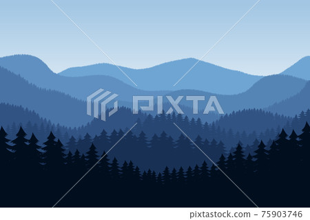 Forest landscape background vector design illustration Forest landscape background vector design illustration 75903746