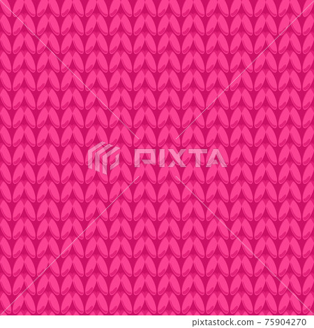 Knitted fabric pink texture. Seamless pattern... - Stock Illustration ...