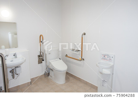 Priority toilet, multipurpose toilet, universal space 75904288