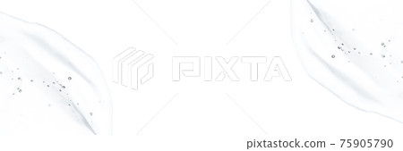 Transparent gel isolated on a white background. Transparent gel isolated on a white background. 75905790