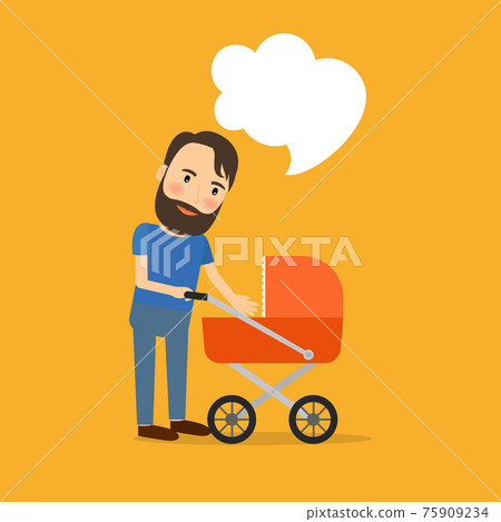 Father care for the child Father care for the child 75909234