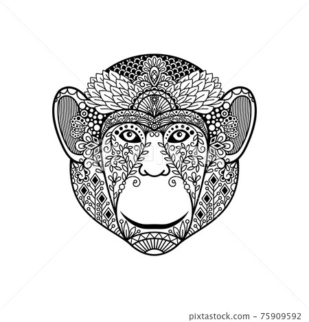 Zentagle monkey head Zentagle monkey head 75909592