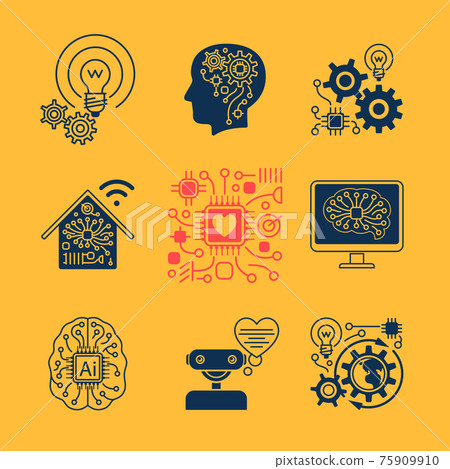 New technologies icons 75909910