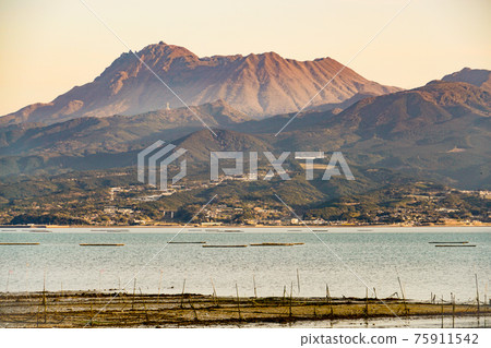 Unzen Fugendake in the evening 75911542