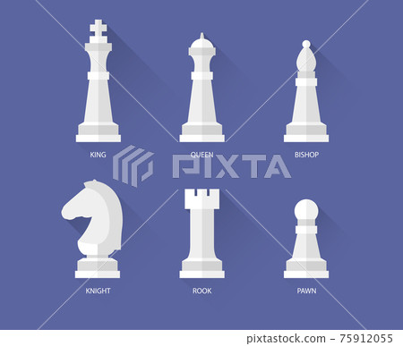 Chess flat icons Chess flat icons 75912055