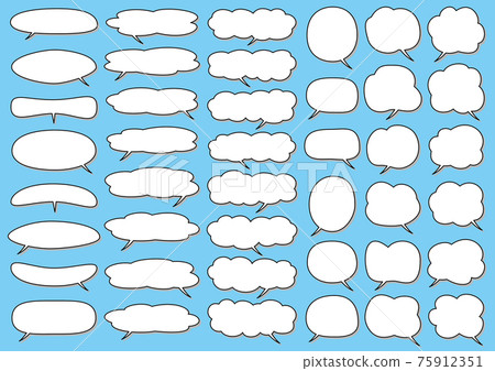 Material collection of balloons 75912351