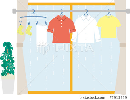 下雨天室內烘乾 下雨天室內烘乾 75913539