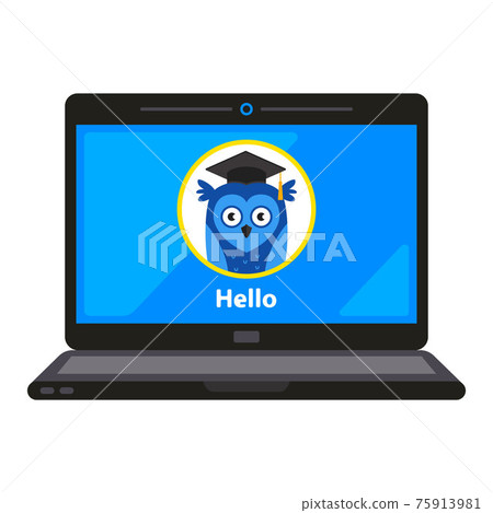 distance learning for children. developmental program on the computer. distance learning for children. developmental program on the computer. 75913981