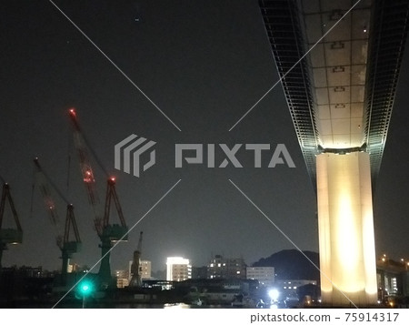 Shipyard and Aratsu Bridge 75914317