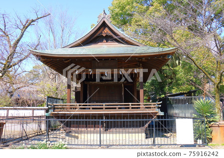 東京都台東區上野公園上野東照宮神樂殿 75916242