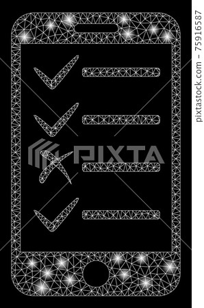 Flare Mesh Carcass Mobile Todo List with Flare Spots 75916587