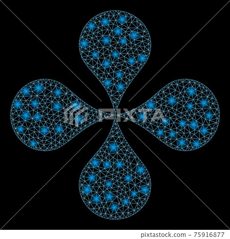 Bright Mesh Wire Frame Map Pointers with Flash Spots 75916877