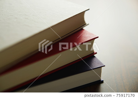 A stacked book A stacked book 75917170