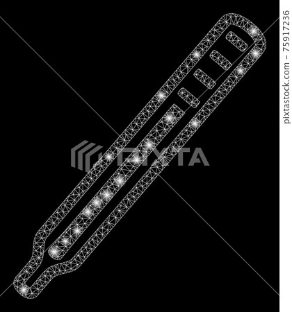 Flare Mesh Network Mercury Thermometer with Flare Spots Flare Mesh Network Mercury Thermometer with Flare Spots 75917236