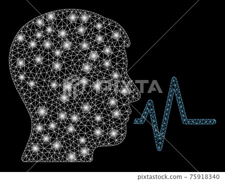 Flare Mesh Network Person Speech Signal with Flare Spots Flare Mesh Network Person Speech Signal with Flare Spots 75918340