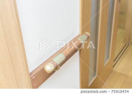 Railing in the corridor Railing in the corridor 75918454