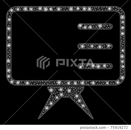 Flare Mesh 2D Chart Presentation Board with Flare Spots 75919272