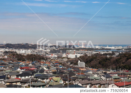 從高鳥山看（神奈川縣橫須賀市） 75920054