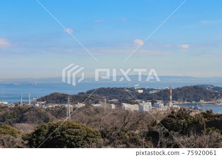 從高鳥山看（神奈川縣橫須賀市） 75920061