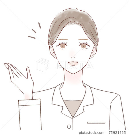 Female doctor guiding 75921535