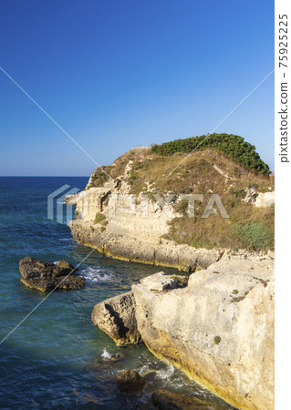 Roca Vecchia, Archaeological site near Torre di Roca Vecchia, Apulia, Italy Roca Vecchia, Archaeological site near Torre di Roca Vecchia, Apulia, Italy 75925225