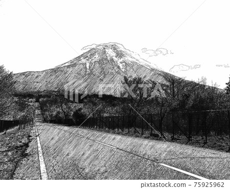 富士山和直路 75925962