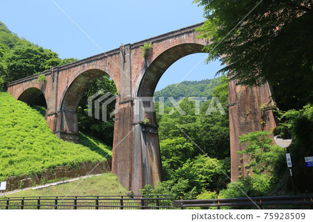 Usui Pass Abandoned Line Walking Apt Road Glass Bridge, Annaka City, Gunma Prefecture, Japan Usui Pass Abandoned Line Walking Apt Road Glass Bridge, Annaka City, Gunma Prefecture, Japan 75928509