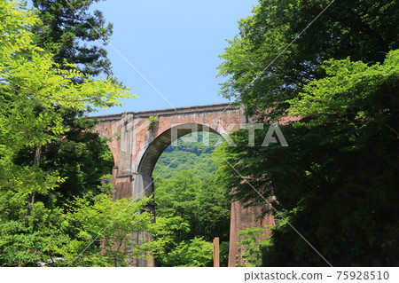 Usui Pass Abandoned Line Walking Apt Road Glass Bridge, Annaka City, Gunma Prefecture, Japan Usui Pass Abandoned Line Walking Apt Road Glass Bridge, Annaka City, Gunma Prefecture, Japan 75928510