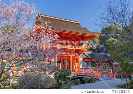 Kyoto Spring Kamigamo Shrine Romon Kyoto Spring Kamigamo Shrine Romon 75928565