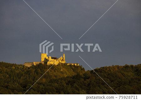 Cachtice ruins in West Slovakia Cachtice ruins in West Slovakia 75928711
