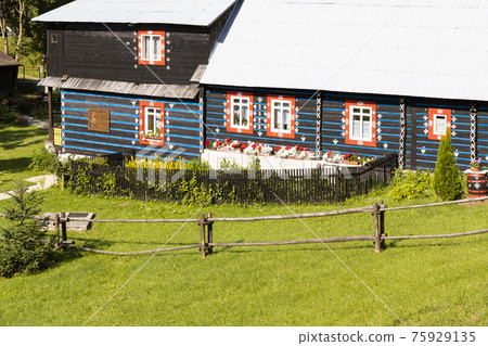 folk architecture in Zdar under Belianske Tatras, Slovakia 75929135