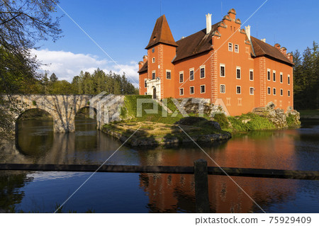Cervena Lhota castle in Southern Bohemia, Czech Republic Cervena Lhota castle in Southern Bohemia, Czech Republic 75929409