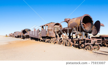 Cemetery trains Uyuni, Bolivia 75933007