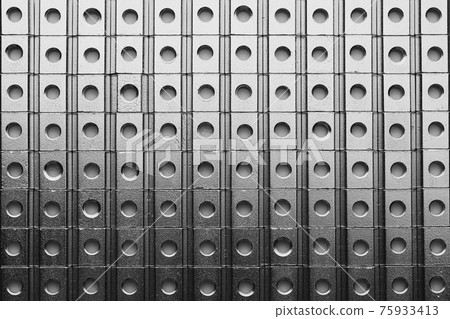 slide screw nuts in a row, abstract industrial background slide screw nuts in a row, abstract industrial background 75933413