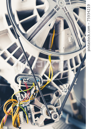 engine of washing machine with belt roller engine of washing machine with belt roller 75934219