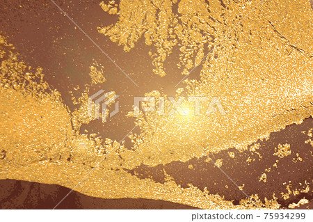 Gold and brown pattern with texture of marble and sparkles Gold and brown pattern with texture of marble and sparkles 75934299