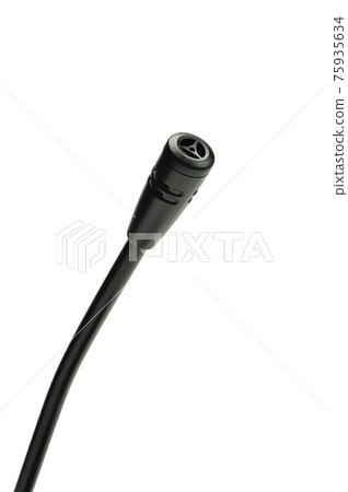 Talking microphone on white background Talking microphone on white background 75935634