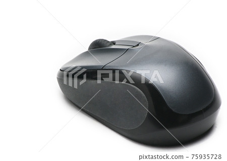 Computer mouse on white background Computer mouse on white background 75935728