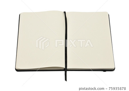 Notepad for everyday notes and notes on a white background Notepad for everyday notes and notes on a white background 75935878