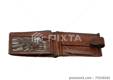 Purse on a white background.Porte-monnaie 75936092