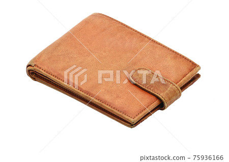 Purse on a white background.Porte-monnaie Purse on a white background.Porte-monnaie 75936166
