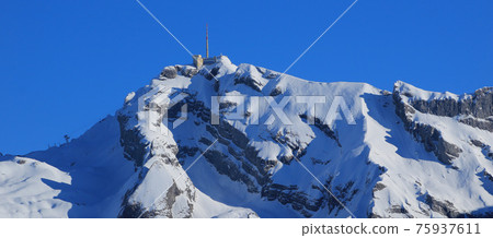 Summit station on top of Mount Santis. Summit station on top of Mount Santis. 75937611