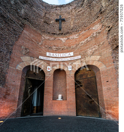 Basilica of St Mary of Angels and Martyrs, Rome, Italy Basilica of St Mary of Angels and Martyrs, Rome, Italy 75937826
