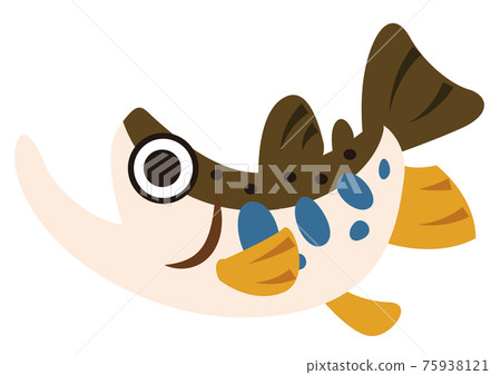 跳山目鱒魚、淡水魚、河魚、山溪魚 75938121