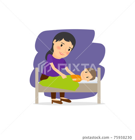 Mother care for the child Mother care for the child 75938230
